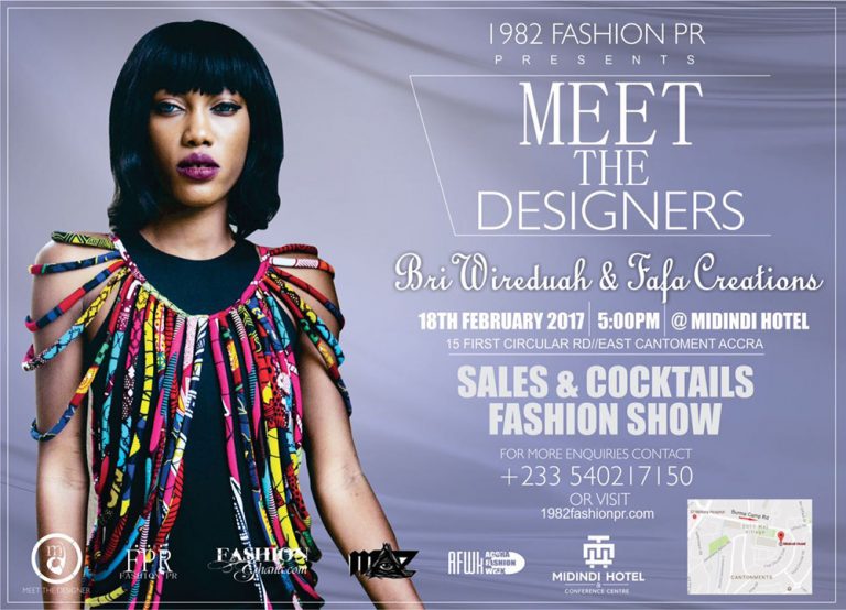 Join Us At ‘Meet The Designer’ An Industry Networking Night With Bri Wireduah & Fafa Creations