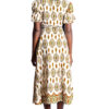 African Print Midi Wrap Dress
