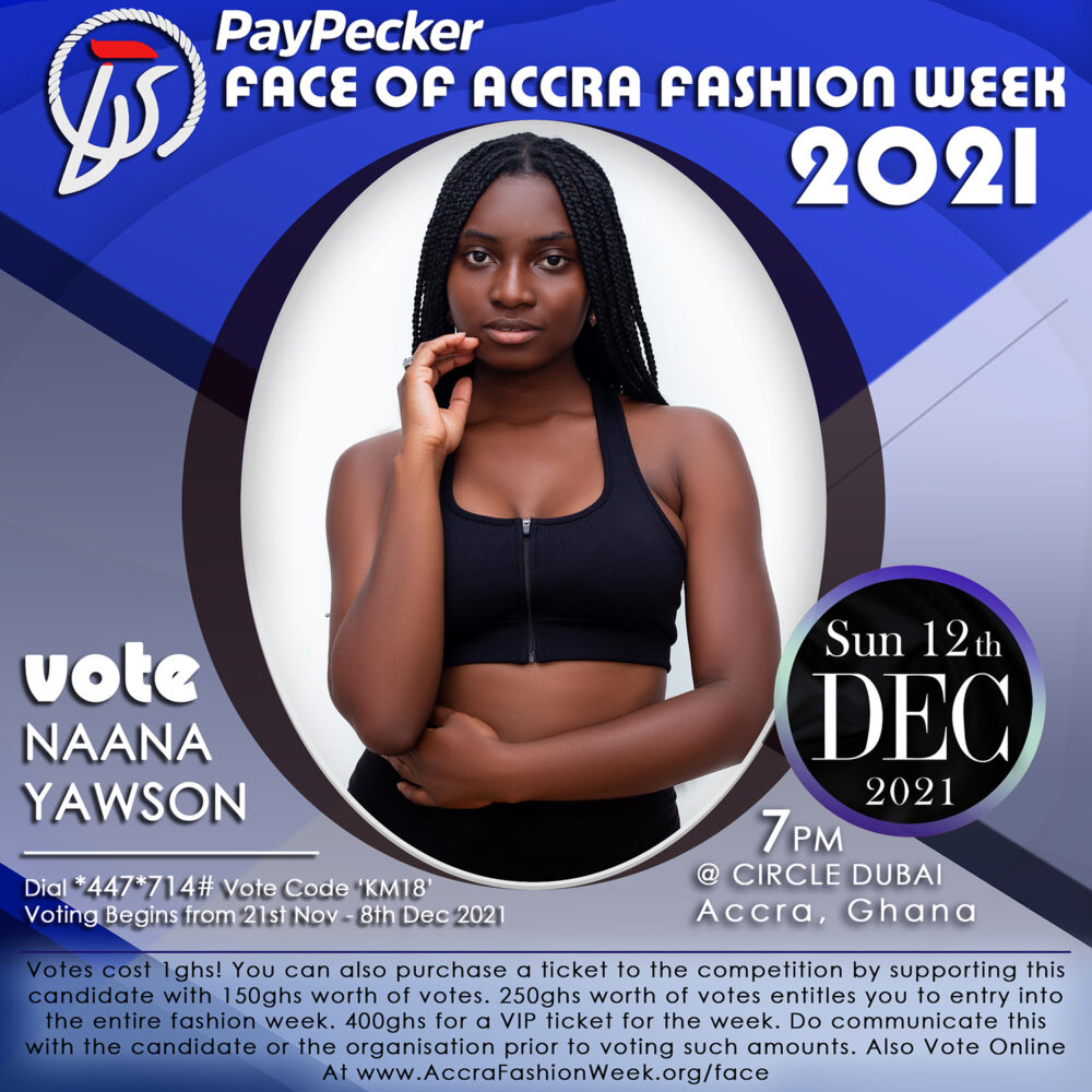 Face of Accra Fashion Week 2021 Model Competition Contestants